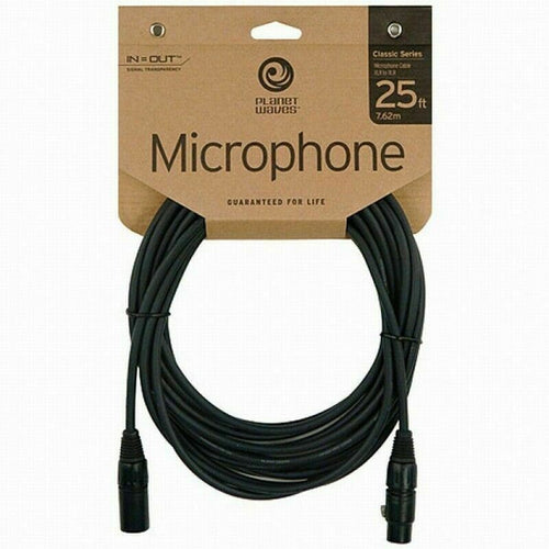 D'Addario Planet Waves - Classic Series XLR Microphone Cable - 25 ft