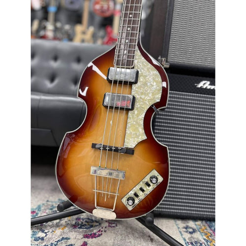 Hofner ‘Cavern’ Contemporary Series Violin Bass In Antique Brown Sunburst With Hardcase