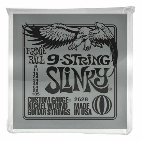 Ernie Ball P02628 9-string Slinky Nickel Wound Set .009
