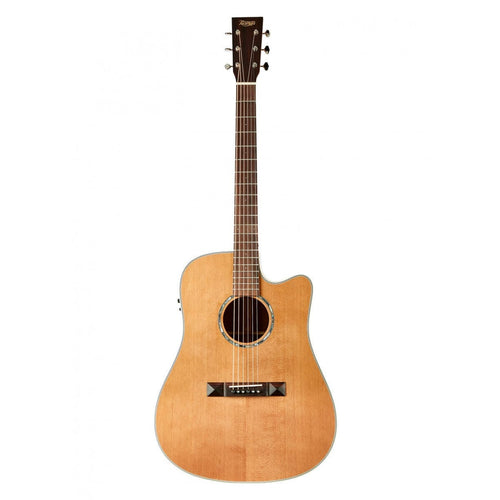 Tasman TA100-CE Dreadnought Cutaway Acoustic Electric with Hard Case