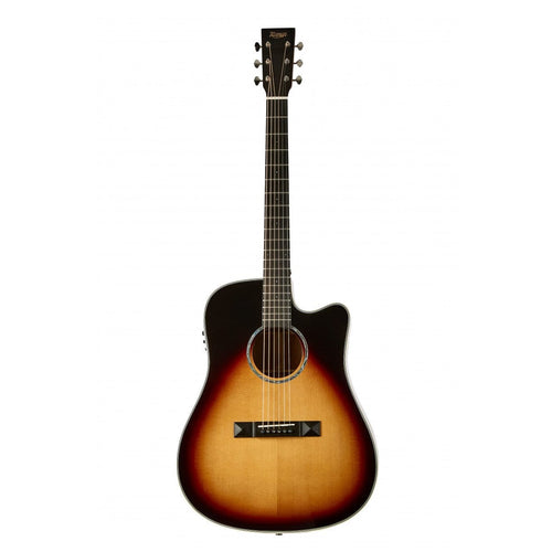 Tasman TA300-CE Dreadnought Cutaway Acoustic Electric with Premium Hard Case