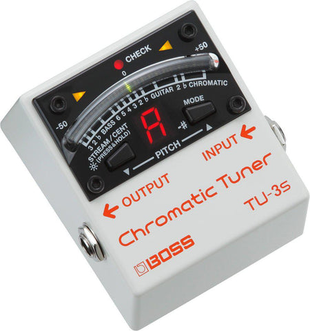 Boss TU-3S Chromatic Tuner Pedal, Boss, Haworth Music