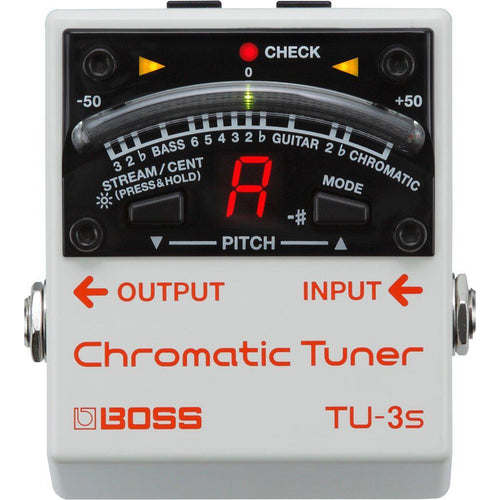 Boss TU-3S Chromatic Tuner Pedal, Boss, Haworth Music