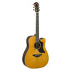 Yamaha A5R ARE All Solid Traditional Western Body Cutaway Dreadnought Sized Acoustic Electric Guitar In Vintage Natural